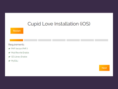 cupid love mobile application template for ios